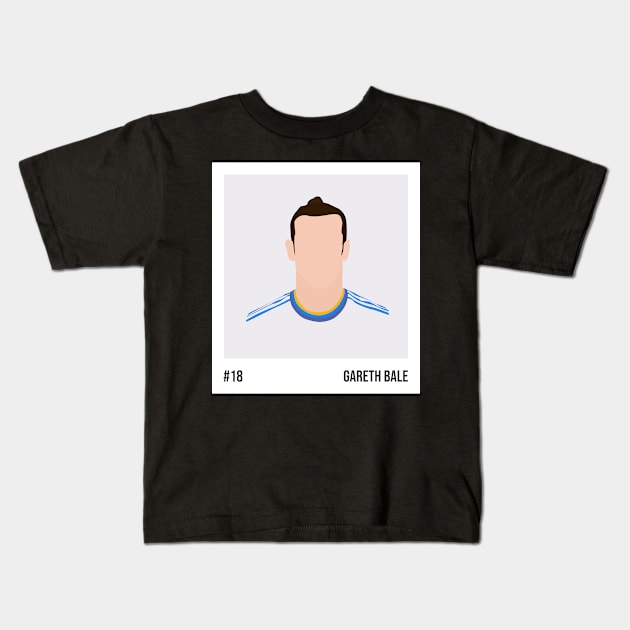 Gareth Bale Minimalistic Camera Film Kids T-Shirt by GotchaFace